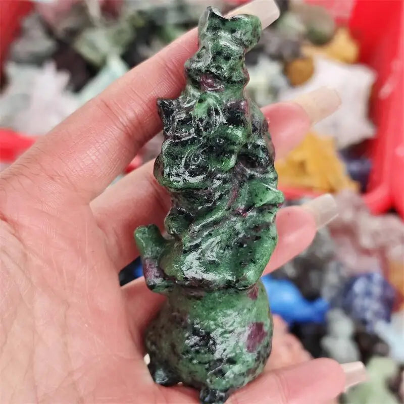 Green Ruby Zoisite Rabbits-ToShay.org