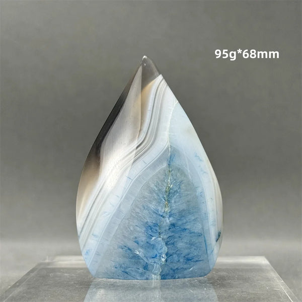 Blue Agate Torch-ToShay.org