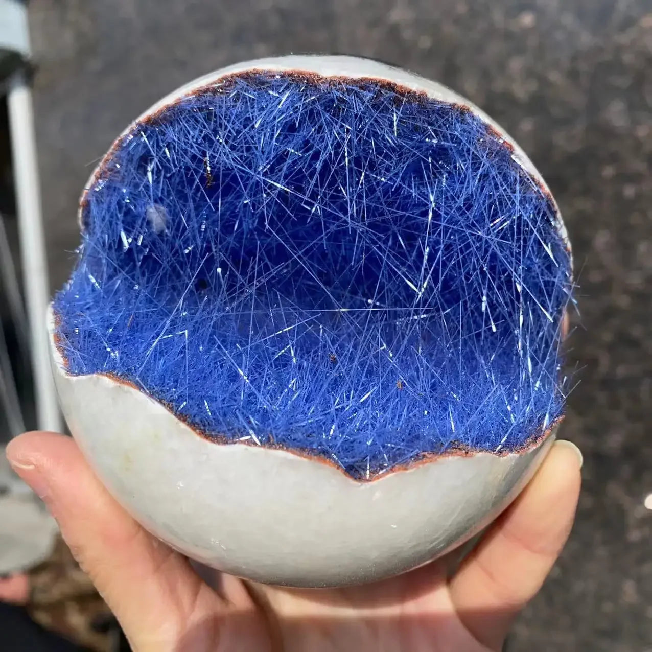 Blue Hair Goethite Crystal-ToShay.org