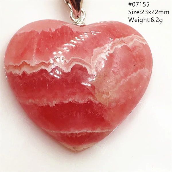 Red Rhodochrosite Pendant-ToShay.org