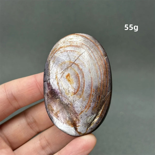 Purple Lepidolite Palm Stone-ToShay.org