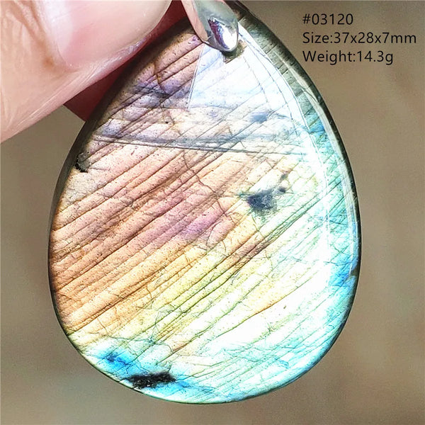 Blue Light Labradorite Pendant-ToShay.org