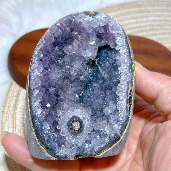 Purple Amethyst Druzy Crystal-ToShay.org