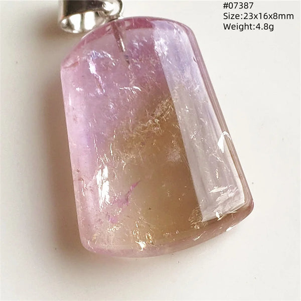Purple Yellow Ametrine Pendant-ToShay.org