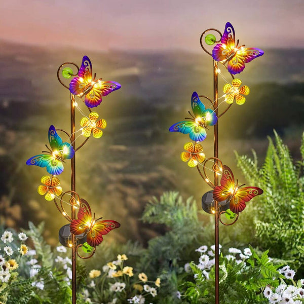 Butterfly Solar Stake Lights-ToShay.org