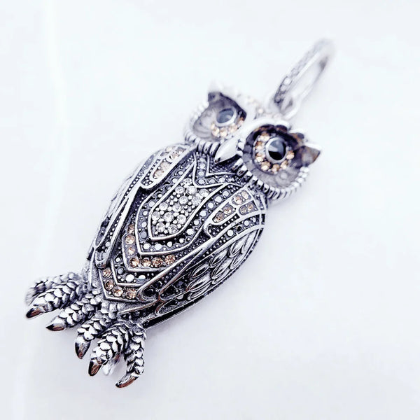 Silver Owl Pendant-ToShay.org