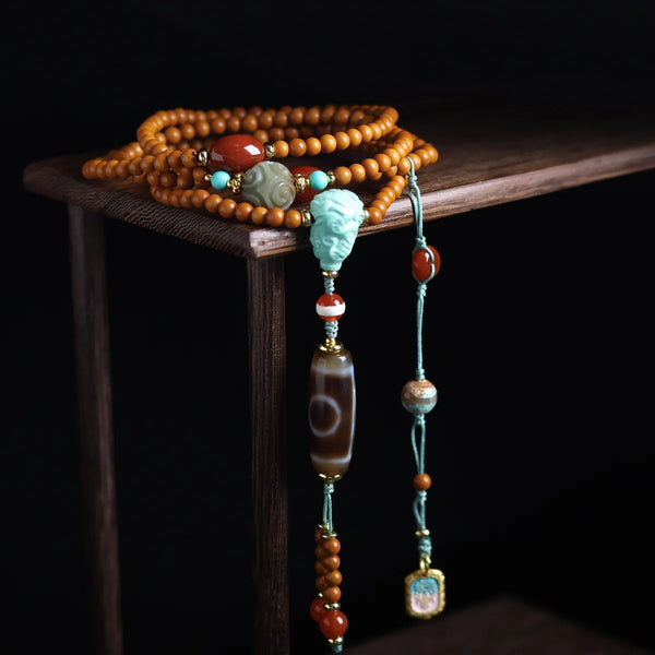 Brown Olive Pit Bracelet-ToShay.org