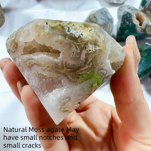 Green Moss Agate Diamond-ToShay.org
