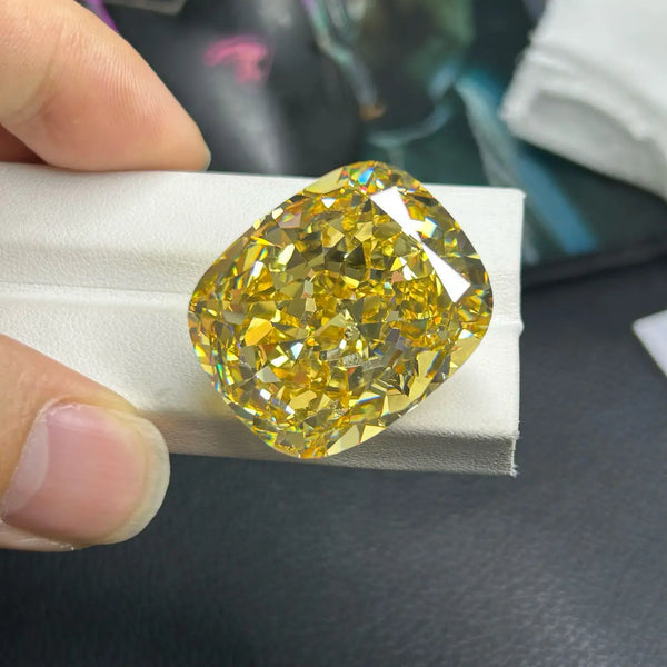 Yellow Cubic Zirconia Gemstone-ToShay.org
