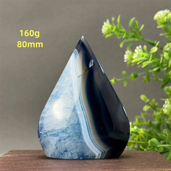 Blue Agate Torch-ToShay.org