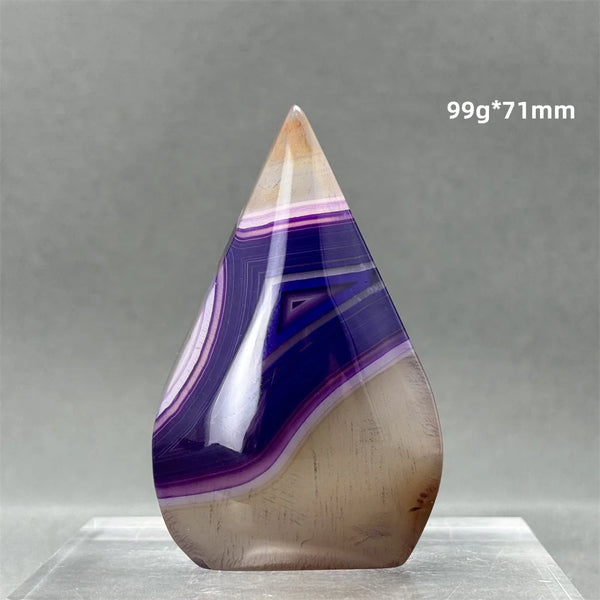 Purple Agate Torch-ToShay.org