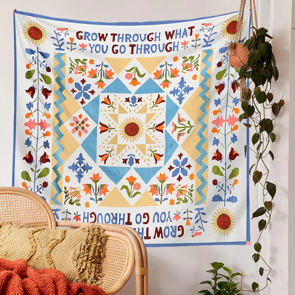 Floral Grow Through Tapestry-ToShay.org