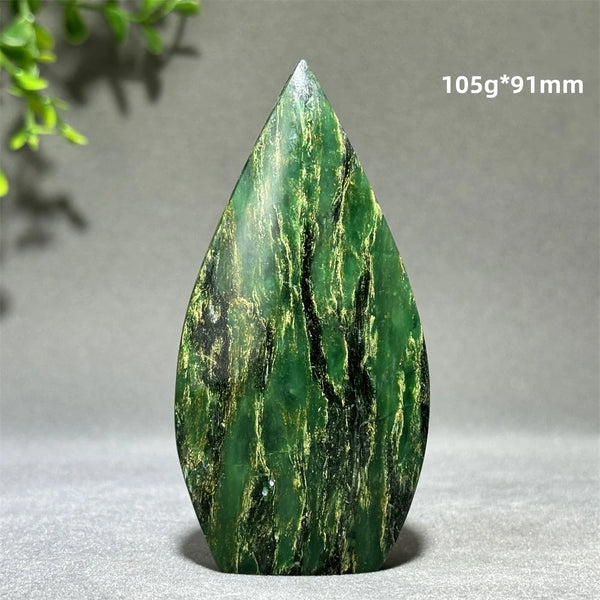 Green Emerald Agate Torch-ToShay.org