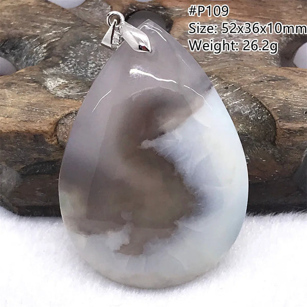 Pink Cherry Agate Pendant-ToShay.org