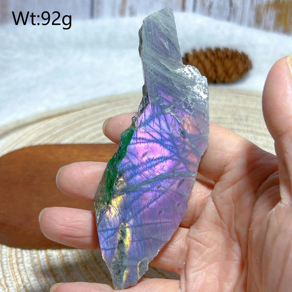 Purple Labradorite Slice-ToShay.org