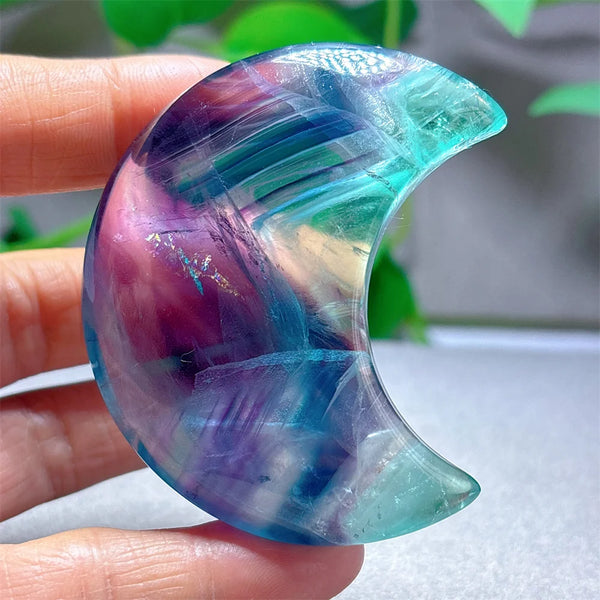 Rainbow Fluorite Moon-ToShay.org
