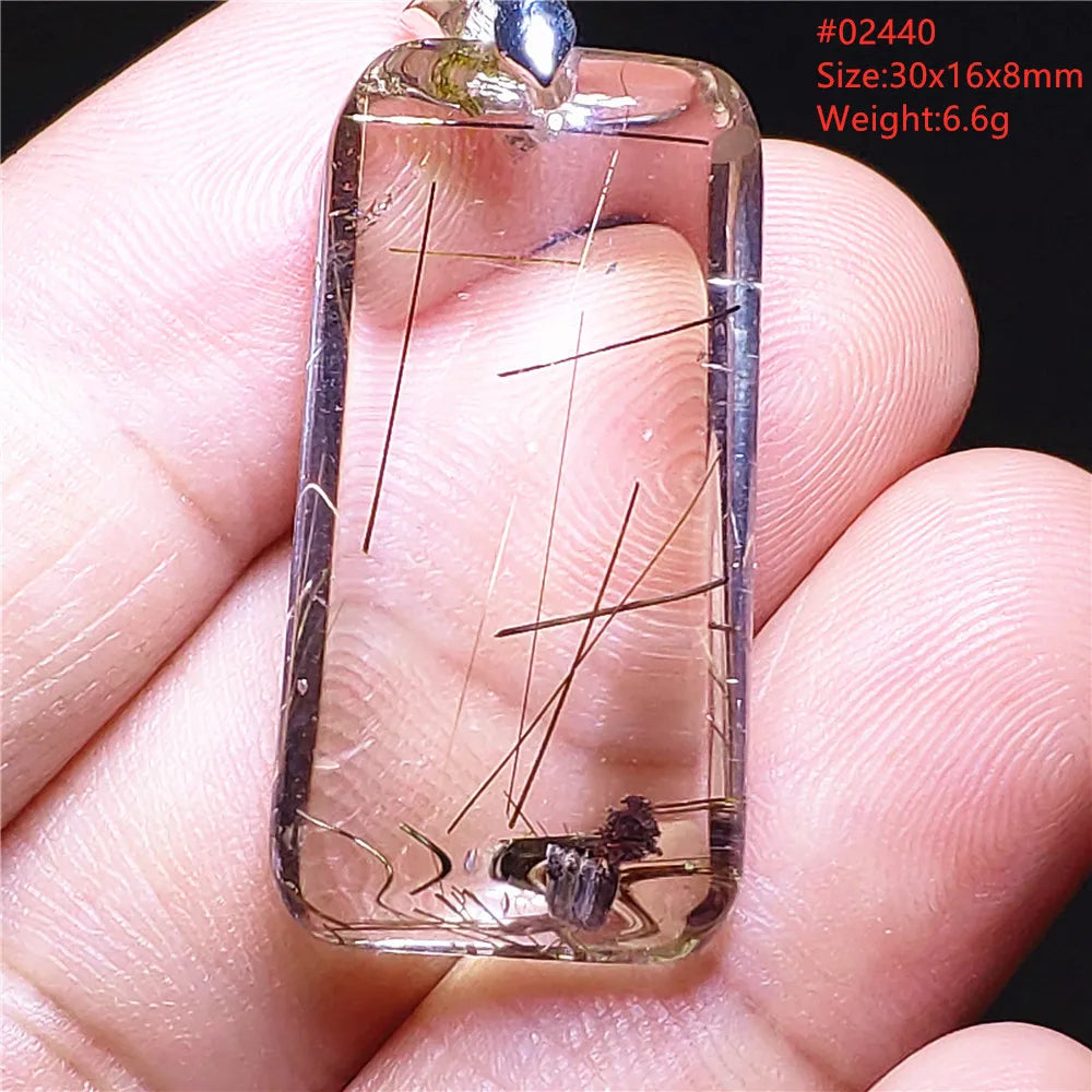 Copper Rutilated Quartz Pendant-ToShay.org