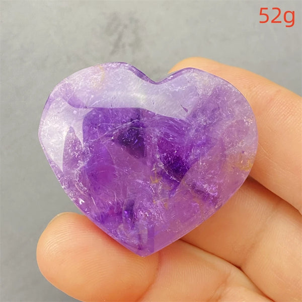 Purple Amethyst Hearts-ToShay.org