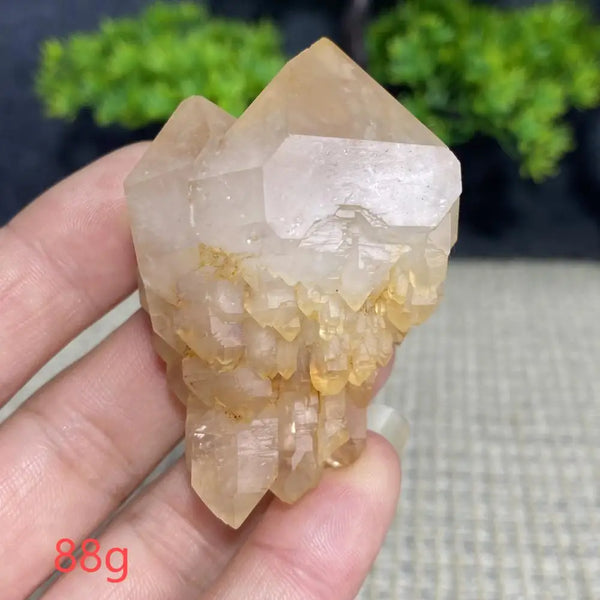 White Quartz Crystal Cluster-ToShay.org