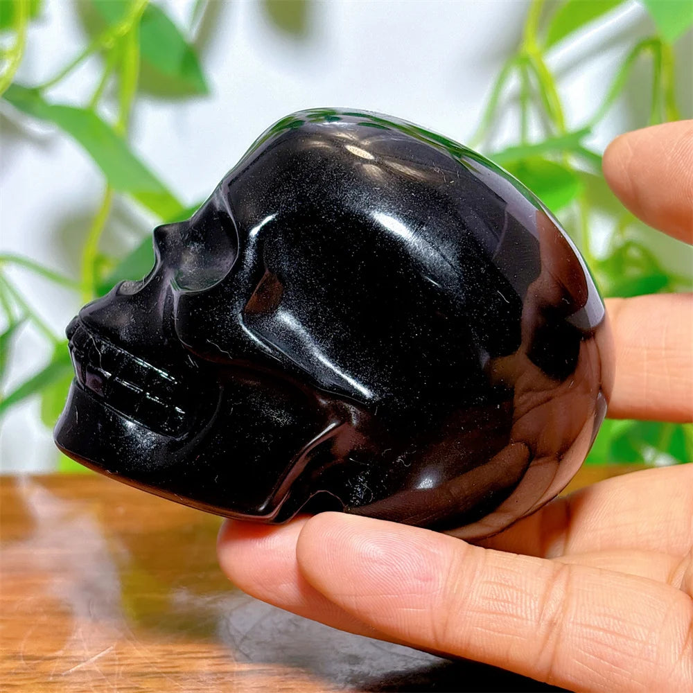 Black Obsidian Skull-ToShay.org