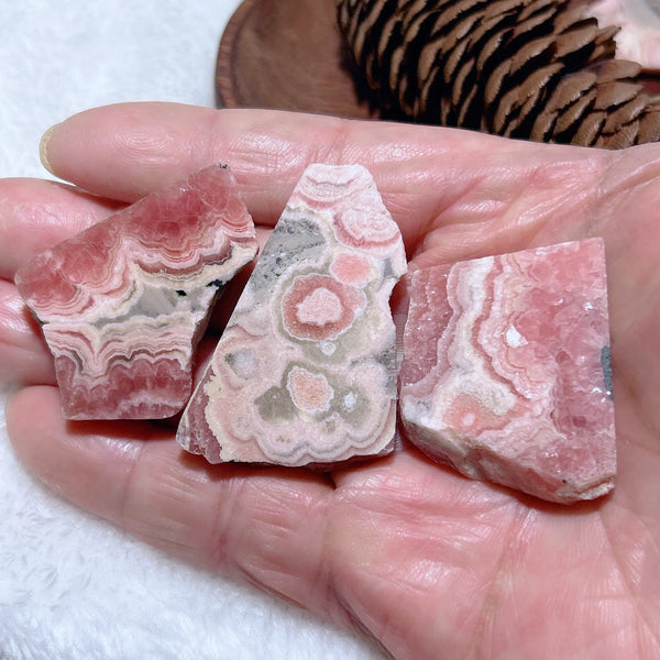 Pink Rhodochrosite Slice-ToShay.org