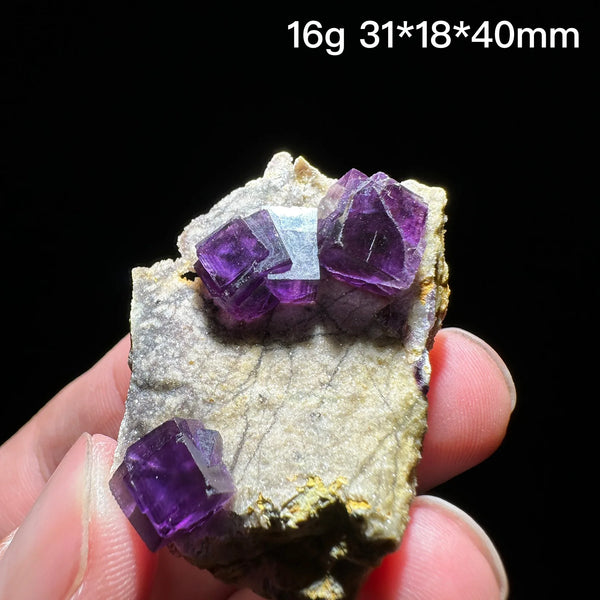 Purple Fluorite Crystal-ToShay.org