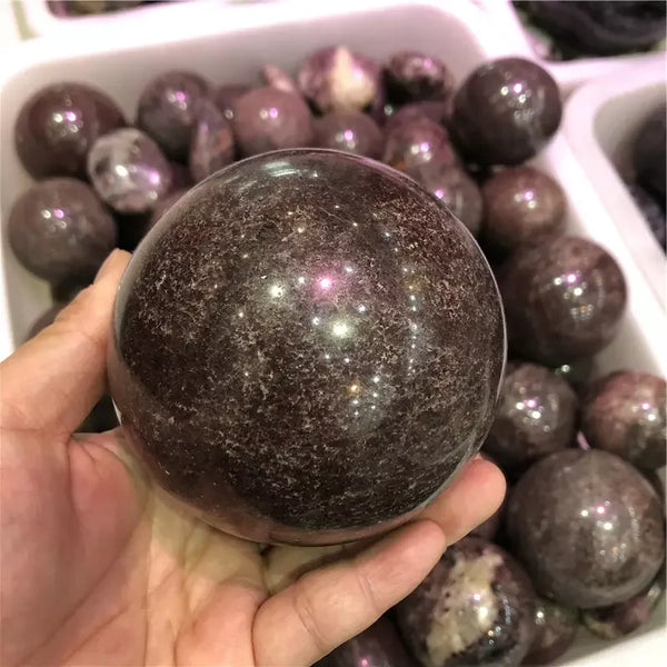 Red Garnet Crystal Balls-ToShay.org