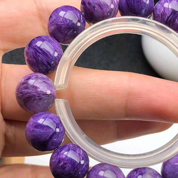 Purple Charoite Bracelet-ToShay.org