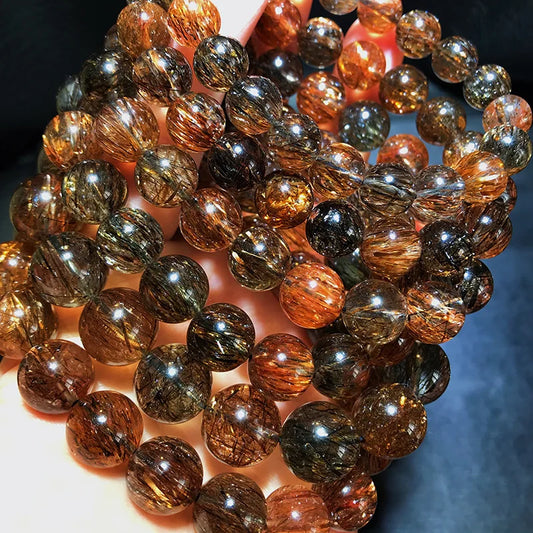 Gold Black Super Seven Crystal-ToShay.org
