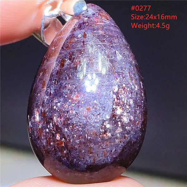 Red Blue Lolite Pendant-ToShay.org