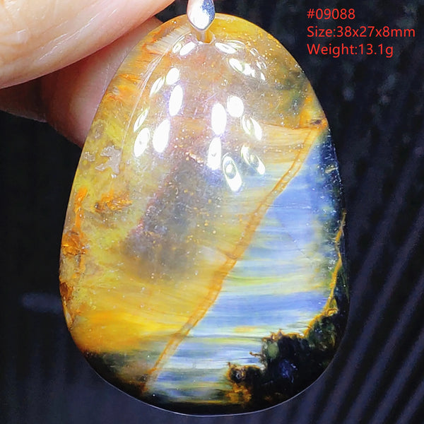 Blue Pietersite Pendant-ToShay.org