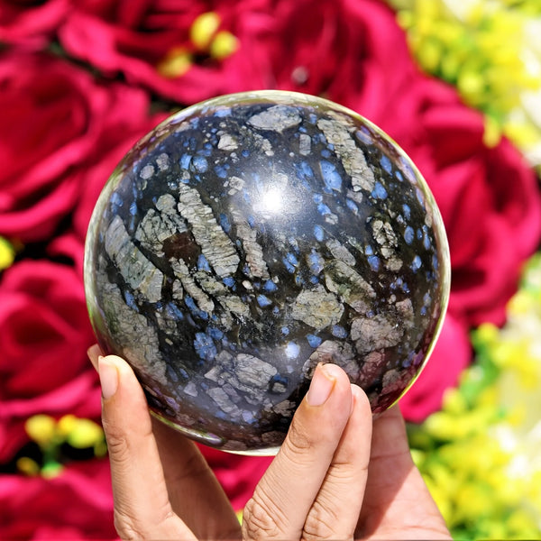 Blue Llanite Quartz Ball-ToShay.org