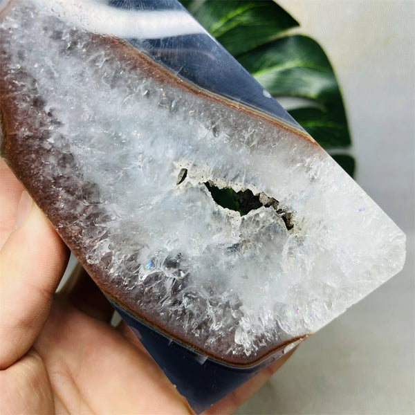 Blue Agate Geode Tower-ToShay.org