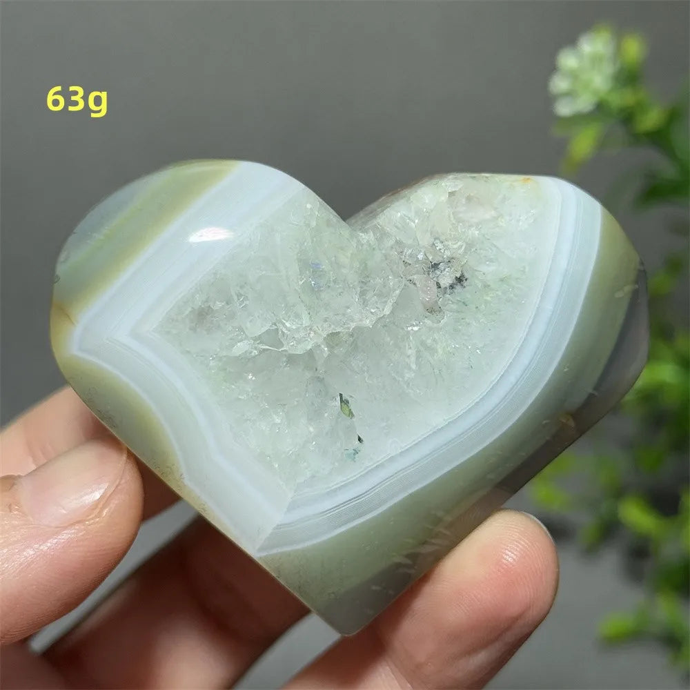 Green Agate Heart-ToShay.org
