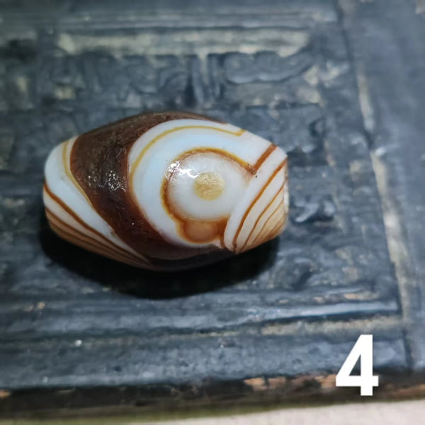Tibetan Agate Dzi Bead-ToShay.org