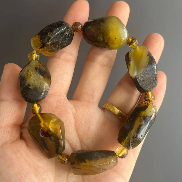Yellow Amber Bracelet-ToShay.org