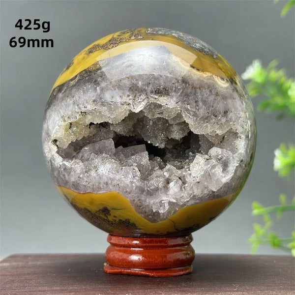 Ocean Jasper Geode Ball-ToShay.org
