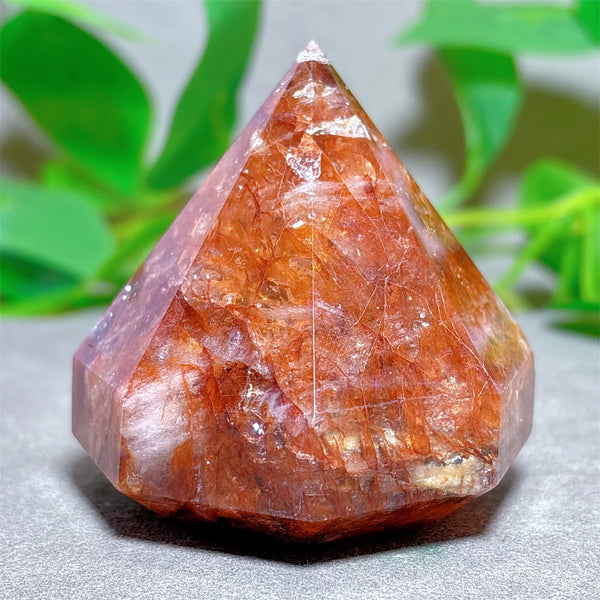Red Fire Quartz Diamond Tower-ToShay.org