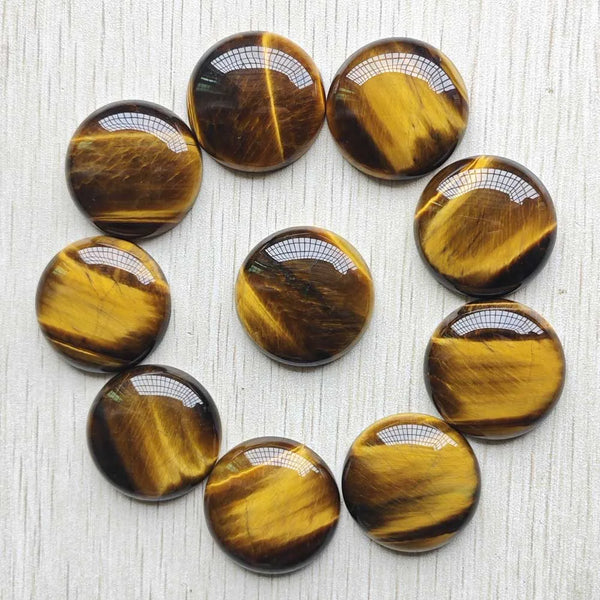 Yellow Tiger Eye Stone Cabochon-ToShay.org
