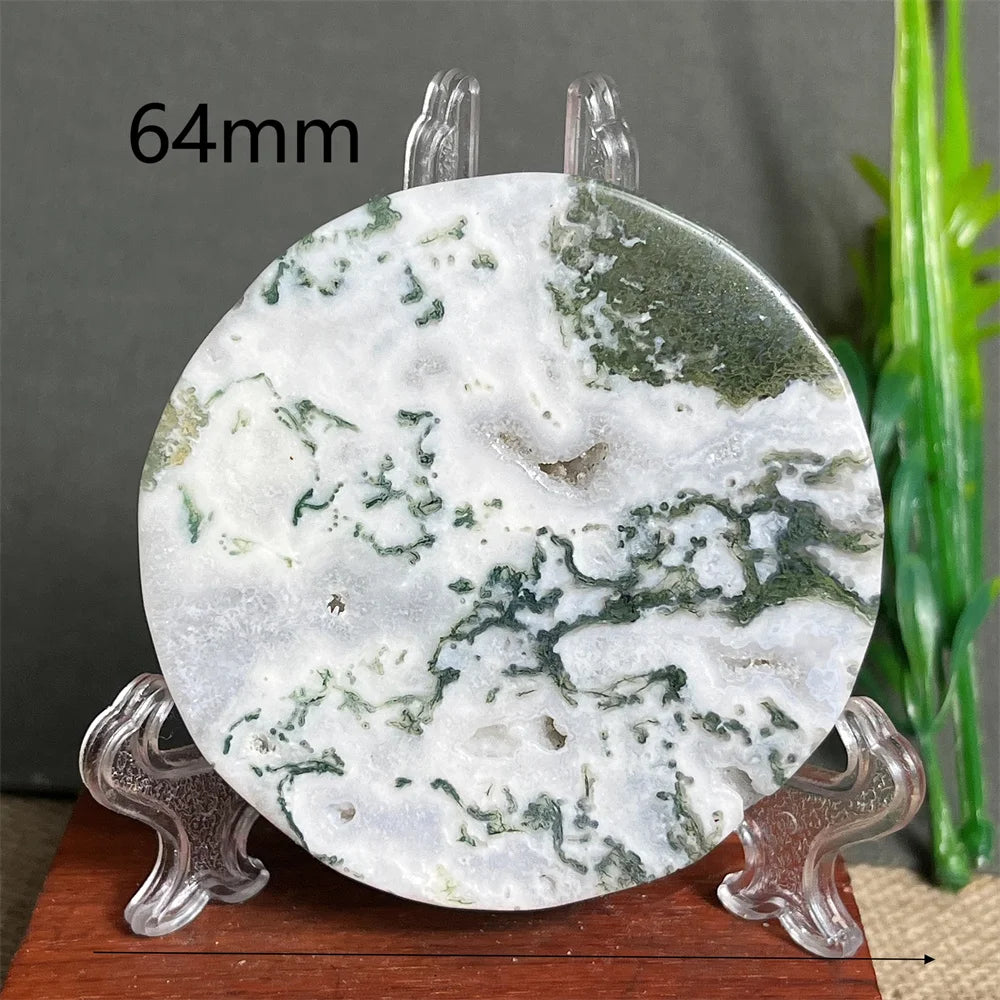 Green Moss Agate Plate-ToShay.org