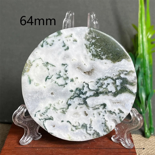 Green Moss Agate Plate-ToShay.org