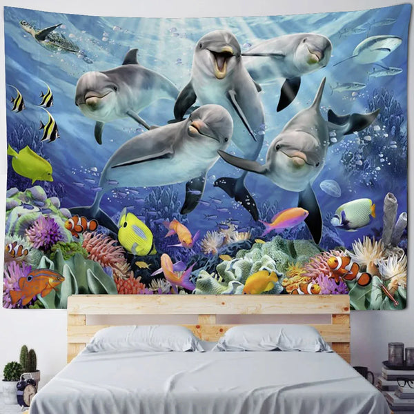 Dolphin Tapestry-ToShay.org