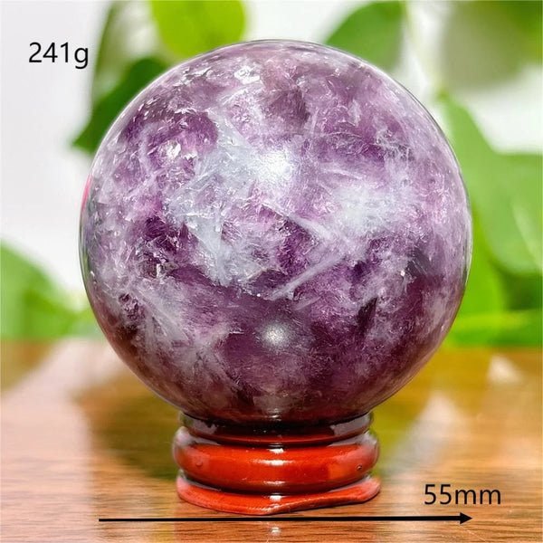Purple Lepidolite Ball-ToShay.org