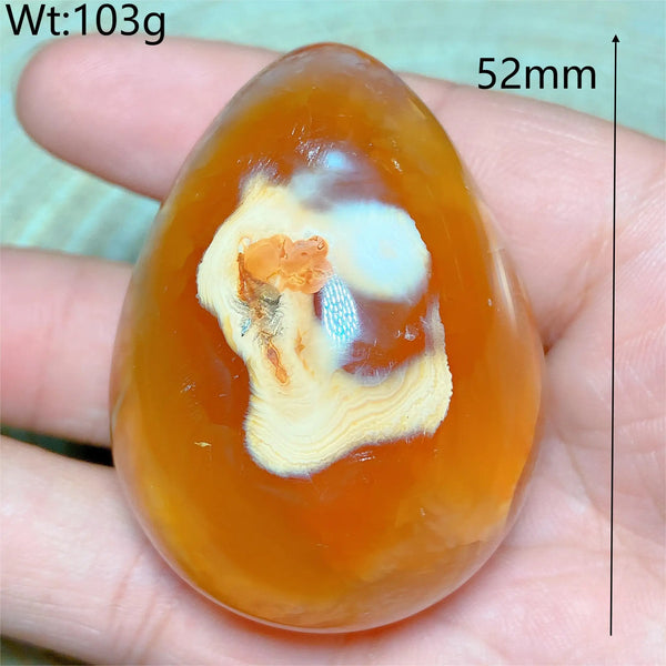 Orange Carnelian Egg-ToShay.org