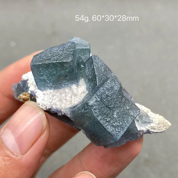 Blue Fluorite Crystal-ToShay.org
