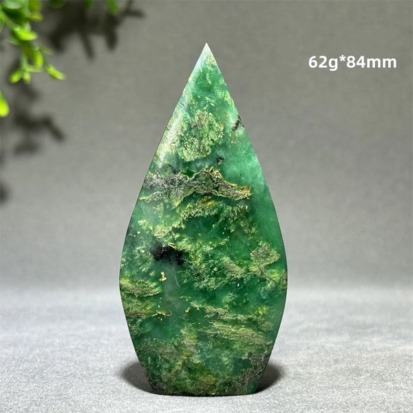 Green Emerald Agate Torch-ToShay.org