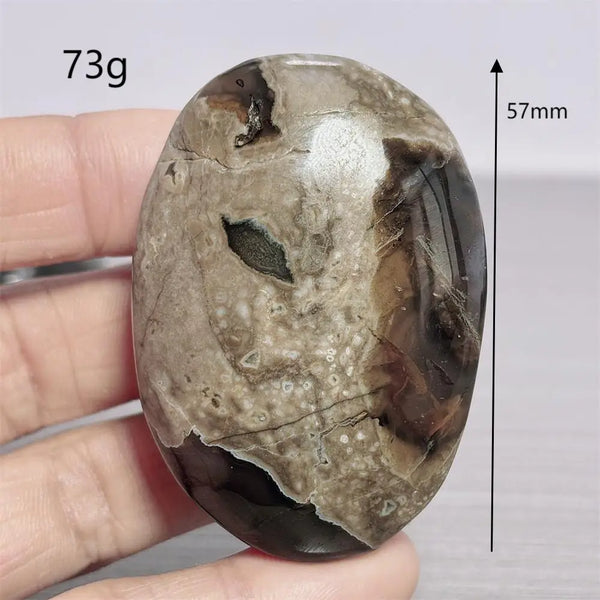 Fire Agate Palm Stone-ToShay.org
