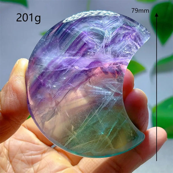 Rainbow Fluorite Moon-ToShay.org