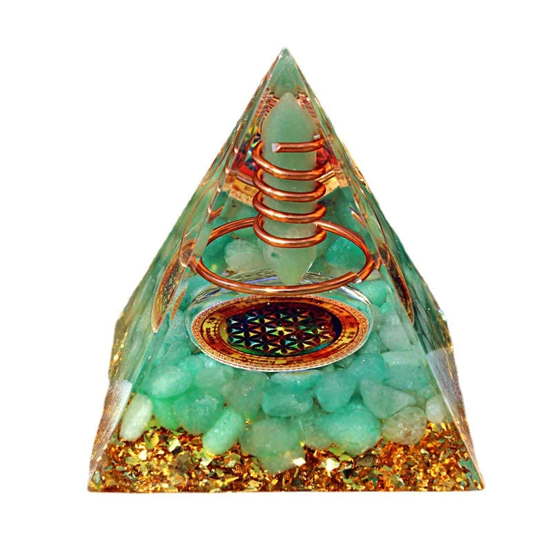 Energy Orgonite Jade Pyramid-ToShay.org