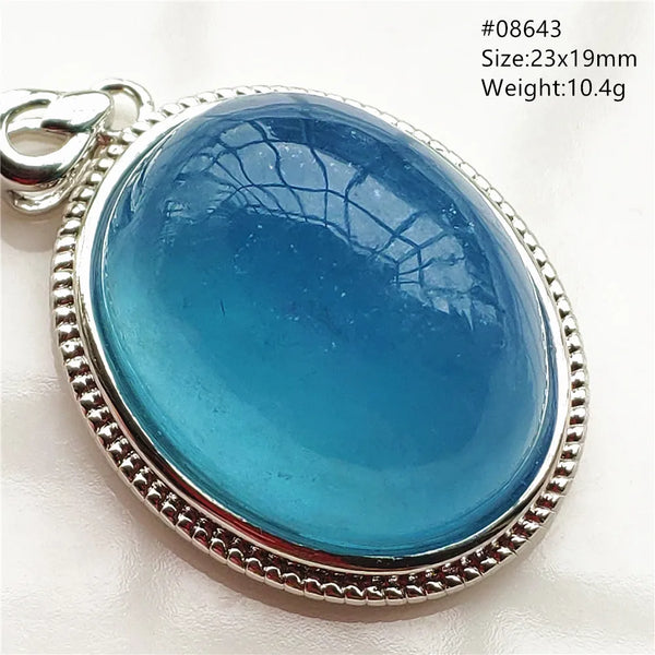 Blue Aquamarine Pendant-ToShay.org